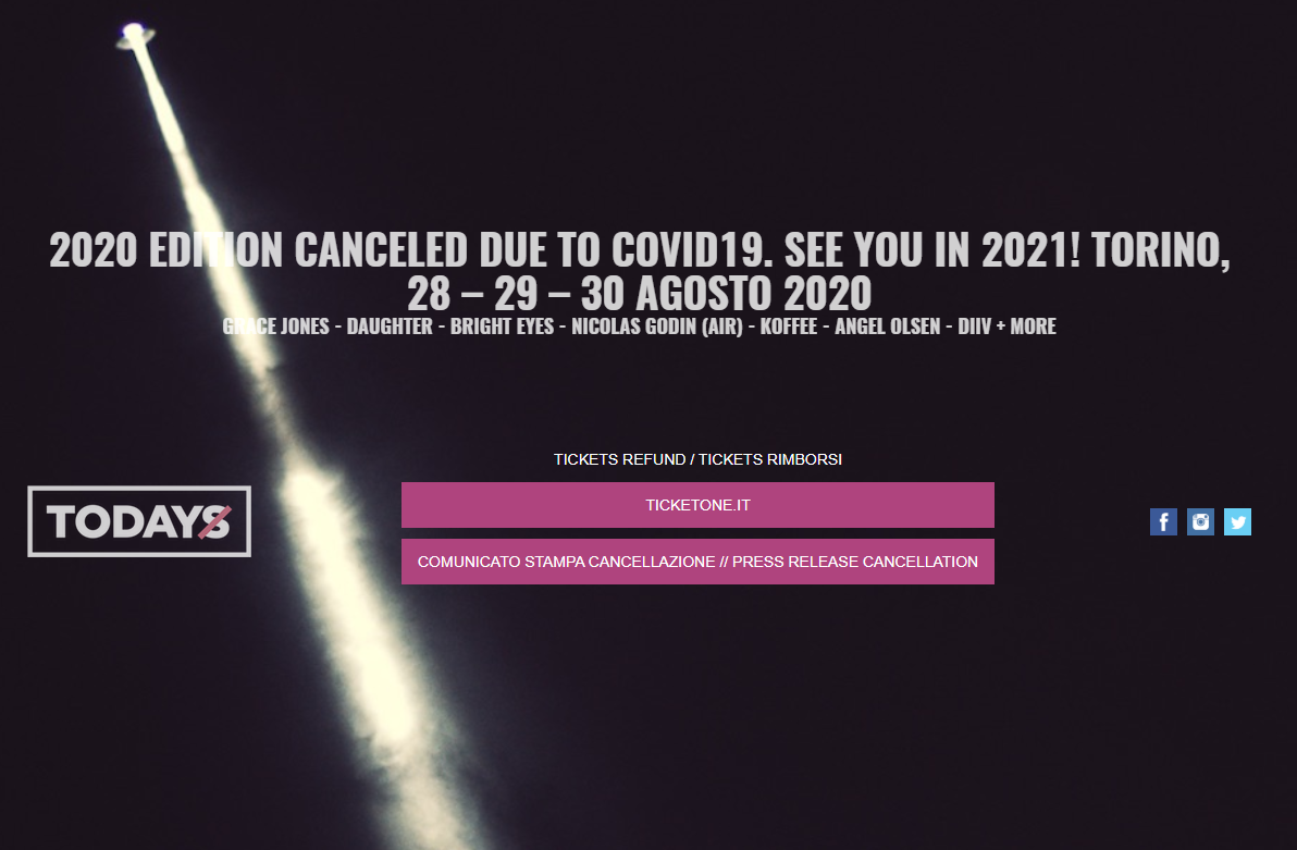 Cancellato TOdays 2020, arrivederci all’anno prossimo