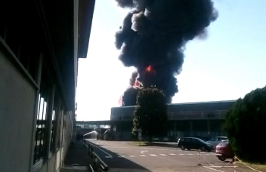 Maxi incendio alle porte di Torino, il fumo si vede a 50 km