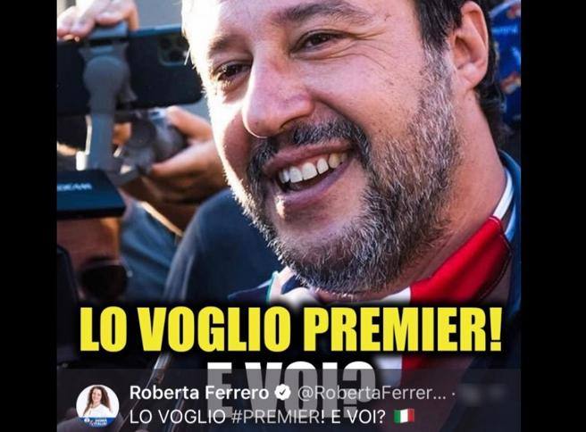 “Vorrei Salvini premier, e voi?”, ma il tweet della senatrice si rivela un boomerang