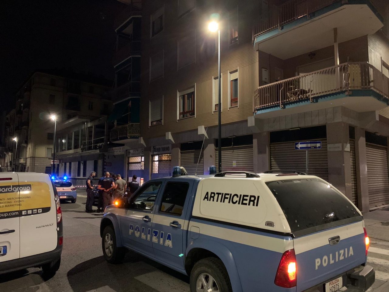 Allarme bomba alla sede di Aliud Torino