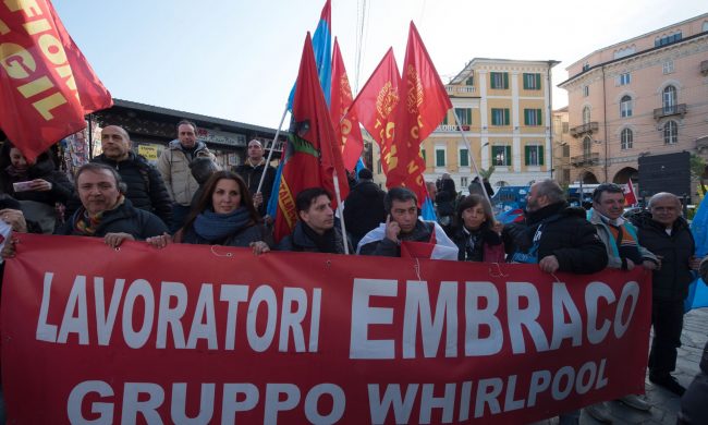 Dalle parole ai fatti: è quanto chiede la Fiom-Cgil per ridare la dignità ai lavoratori ex Embraco