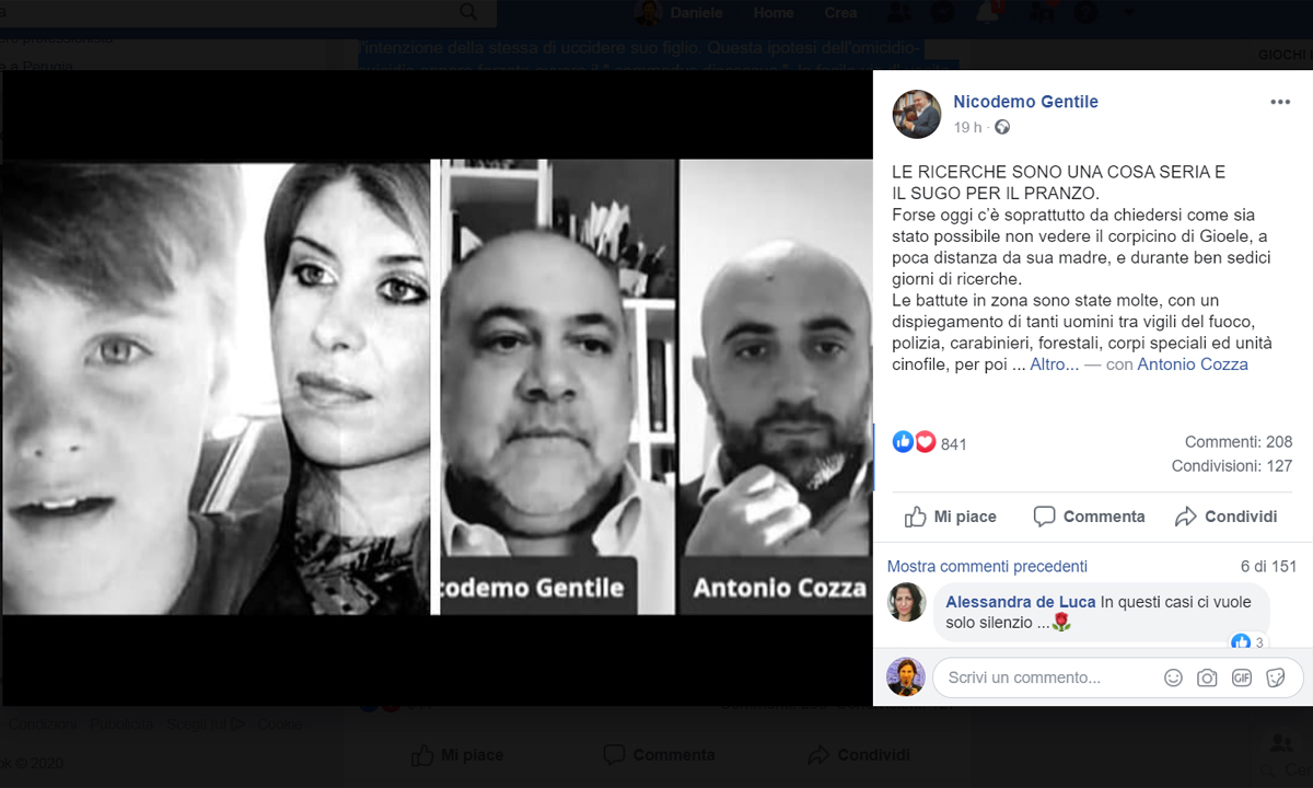 I genitori di Viviana Parisi hanno incaricato gli avvocati dei casi Sarah Scazzi e Meredith Kercher: la “teoria del sugo”