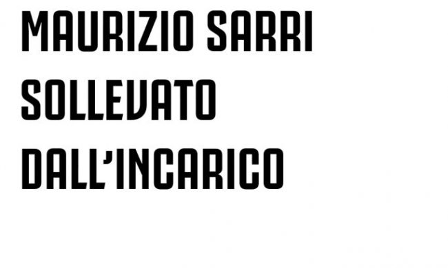Juventus, Sarri esonerato