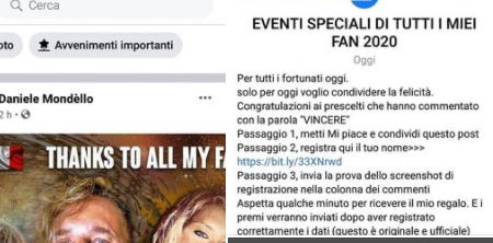 Daniele Mondello contro gli sciacalli di Facebook: “Attenzione al profilo falso a mio nome”