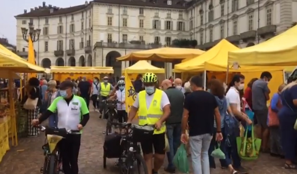 Tenuto a Torino il primo Ciclo Food Tour di Coldiretti VIDEO