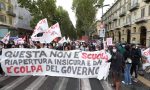 La Cub porta in strada a Torino la protesta sulla scuola FOTO