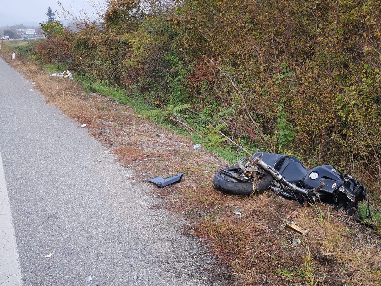 Incidente in Canavese, muore un motociclista