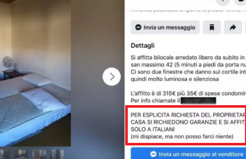 “Si affitta solo agli italiani”: telefono chiuso in faccia a una 24enne incinta di origine rumena