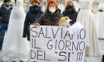 "Salviamo il giorno del sì!": la filiera del matrimonio in piazza a Torino FOTO