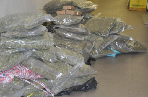 Insospettabile manutentore stradale in possesso di 60 kg di droga