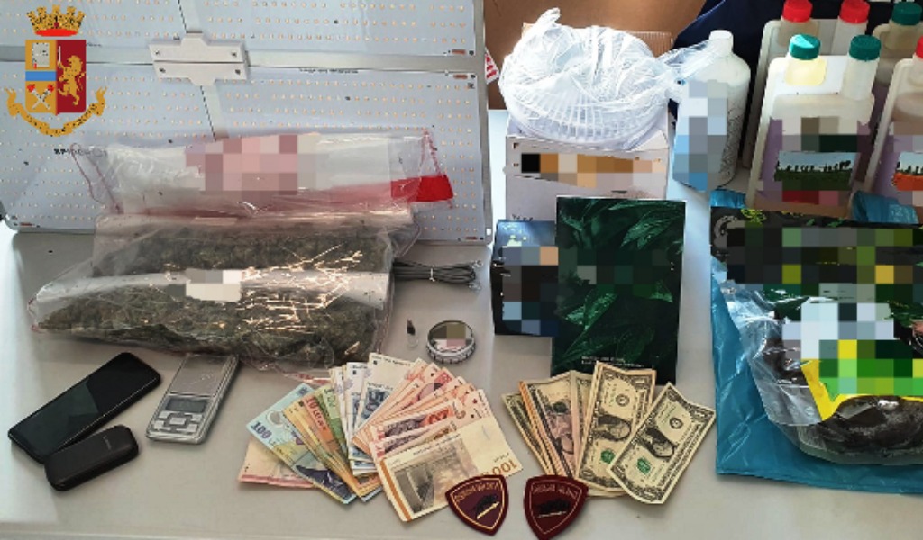 Arrestato spacciatore trovato con marijuana: a casa aveva un kit per una serra indoor