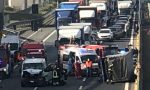 I video dell'incidente mortale lungo la A4, morto autotrasportatore 51enne