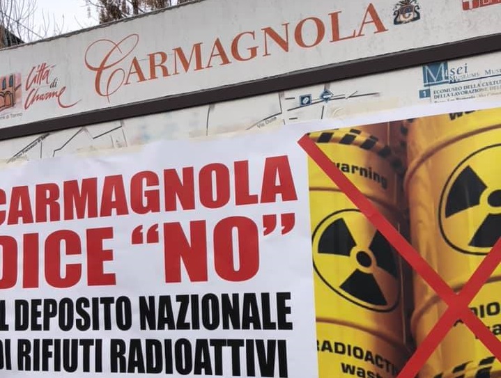 Rifiuti radioattivi a Carmagnola: già 11mila firme contro