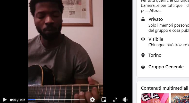 Ode in musica all’accoglienza in Barriera: spopola il video dell’immigrato che canta