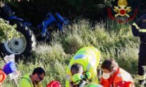 Cade con il trattore in una scarpata: muore 58enne