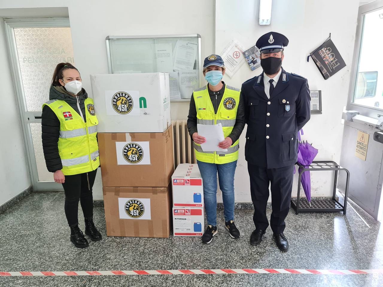 Il dono dell’Associazione Fahrenheit 451 al carcere minorile Ferrante Aporti