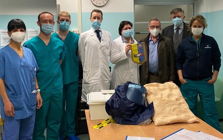 Donazione del Rotary di Moncalieri all’ospedale Mauriziano, parla il primario della Rianimazione