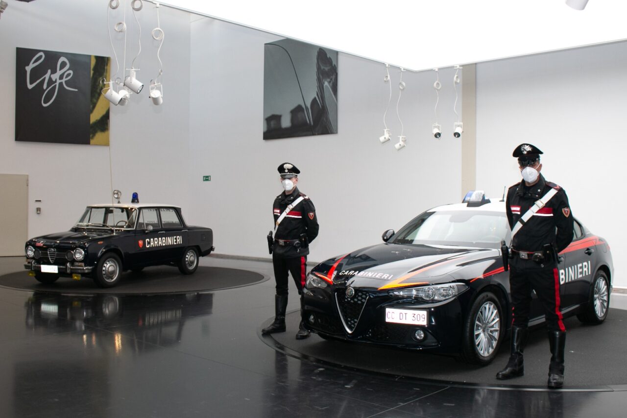 Alfa Romeo, presentata a Torino la nuova Giulia dei Carabinieri