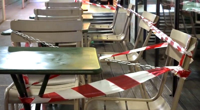 Ristorante e club privé sfidano il coprifuoco: chiusi dalla Polizia