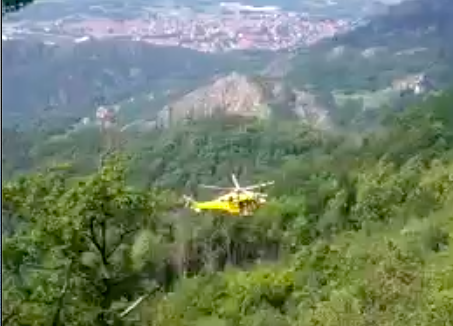Caprie: soccorso il cercatore di funghi che era precipitato in un bosco