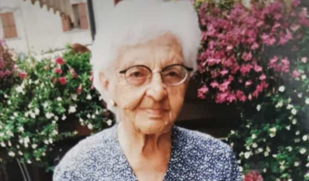 Addio a nonna Nina, a 109 anni è morta la donna più anziana del Piemonte