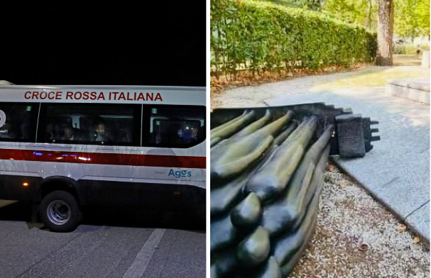 Mentre il Torinese accoglie cento profughi afgani viene distrutto il monumento alle vittime di Nassiriya
