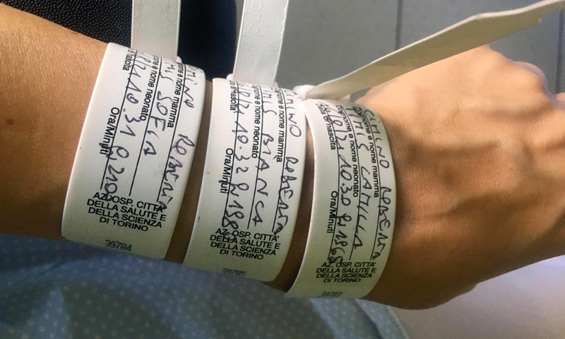 Mamma partorisce tre gemelle al Sant’Anna