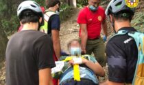 Mountainbiker cade in Collina: portato in salvo dal Soccorso Alpino