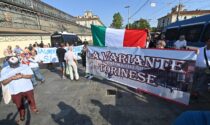 Tensioni per le proteste "No Green pass" nel centro di Torino