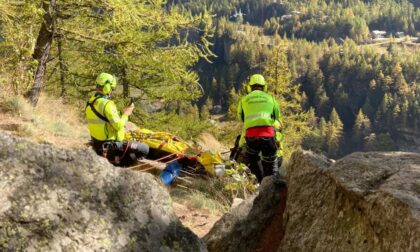 Falesia del Droide: scalatore precipita per 10 metri e perde i sensi