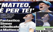 Atp Finals: Sinner vince e dedica la vittoria a Berrettini