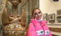 Chiara Ferragni al Museo Egizio di Torino, ha risposto così all'appello degli Eugenio in via di Gioia