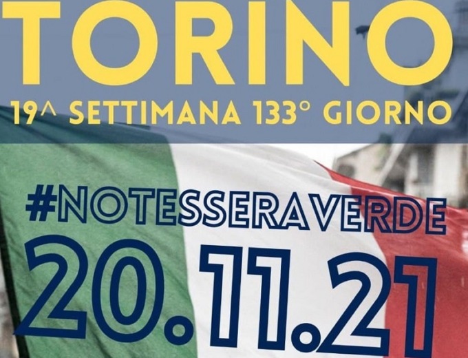Manifestazione No Green Pass in centro: ansia per sabato