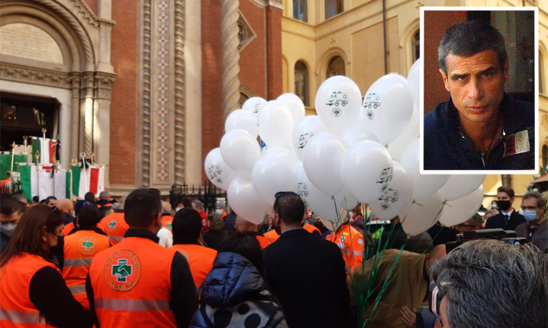 Omicidio Massimo Melis: l'ultimo saluto al soccorritore della Croce Verde