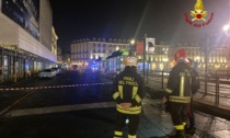 Perdita di gas in piazza Castello, vigili del fuoco al lavoro tutta notte