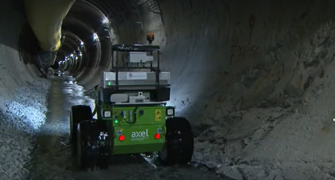 Al via l’utilizzo dell’Axel il rover che permetterà di verificare gas infiammabili e sostanze pericolose nel tunnel TAV