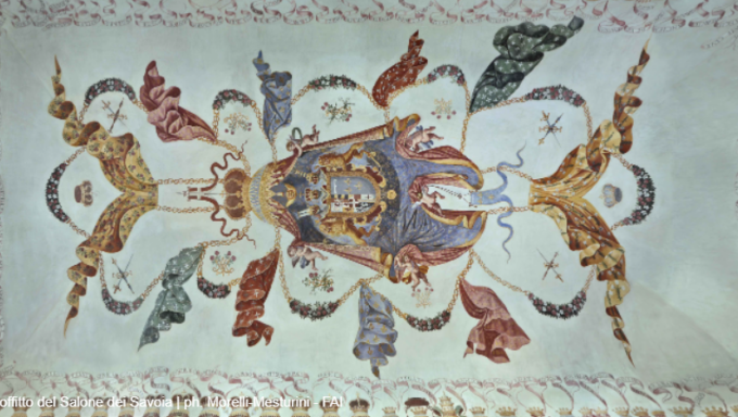 Inaugurato il Salone dei Savoia al Castello di Masino dopo tre anni di restauro: scoperto ciclo di affreschi del ‘600