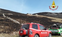Terminate le operazioni di spegnimento dell'incendio a Rueglio, distrutti 400 ettari di boscaglia e pascoli