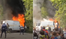 Il video dell'esercitazione dei Vigili del fuoco fuori controllo a Rivoli