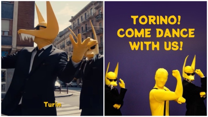 Eurovision, i norvegesi Subwoolfer celebrano Torino con una canzone e infiammano piazza Vittorio con un flash mob