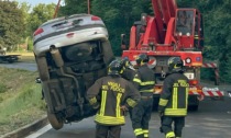 Perde il controllo dell'auto e finisce fuori strada nei pressi del Parco della Pellerina