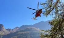 Alpinista infortunato sul Monte Granero, operazioni di soccorso rese difficili dal forte vento
