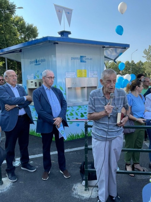 Inaugurato un nuovo punto acqua Smat nel quartiere Vanchiglia