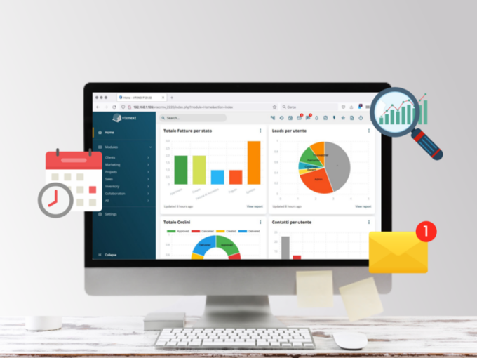 vtenext, il Software CRM Online per gestire il rapporto coi clienti, anche da remoto