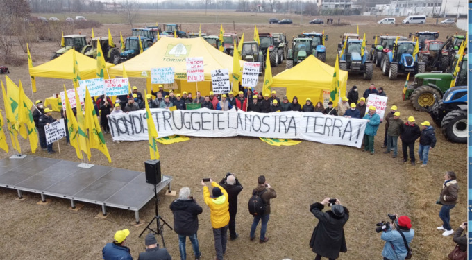 Coldiretti: “Stop al consumo di suolo. I campi sono fabbriche di cibo e vanno tutelati”