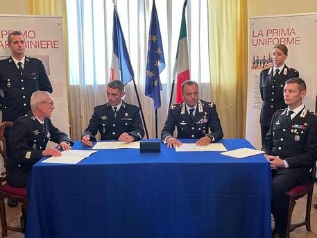 Firmato il Disciplinare Operativo propedeutico tra l’Arma dei Carabinieri e la Gendarmeria Nazionale Francese