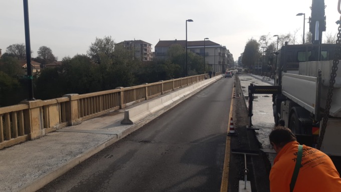 Alpignano, riaperto il transito a doppio senso di marcia sul Ponte Nuovo
