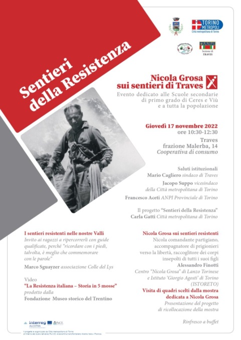 Traves, sui sentieri di Nicola Grosa: la Resistenza spiegata agli studenti