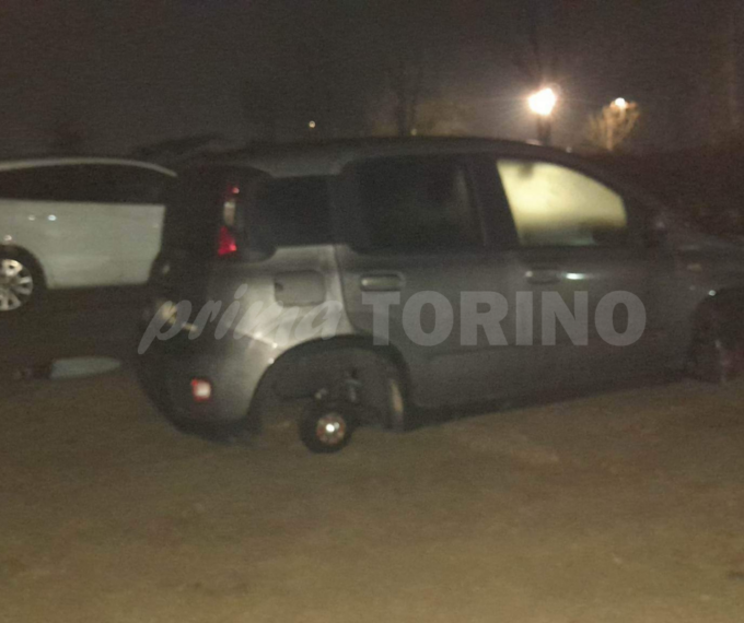 Ennesimo furto di ruote d’auto a Nichelino