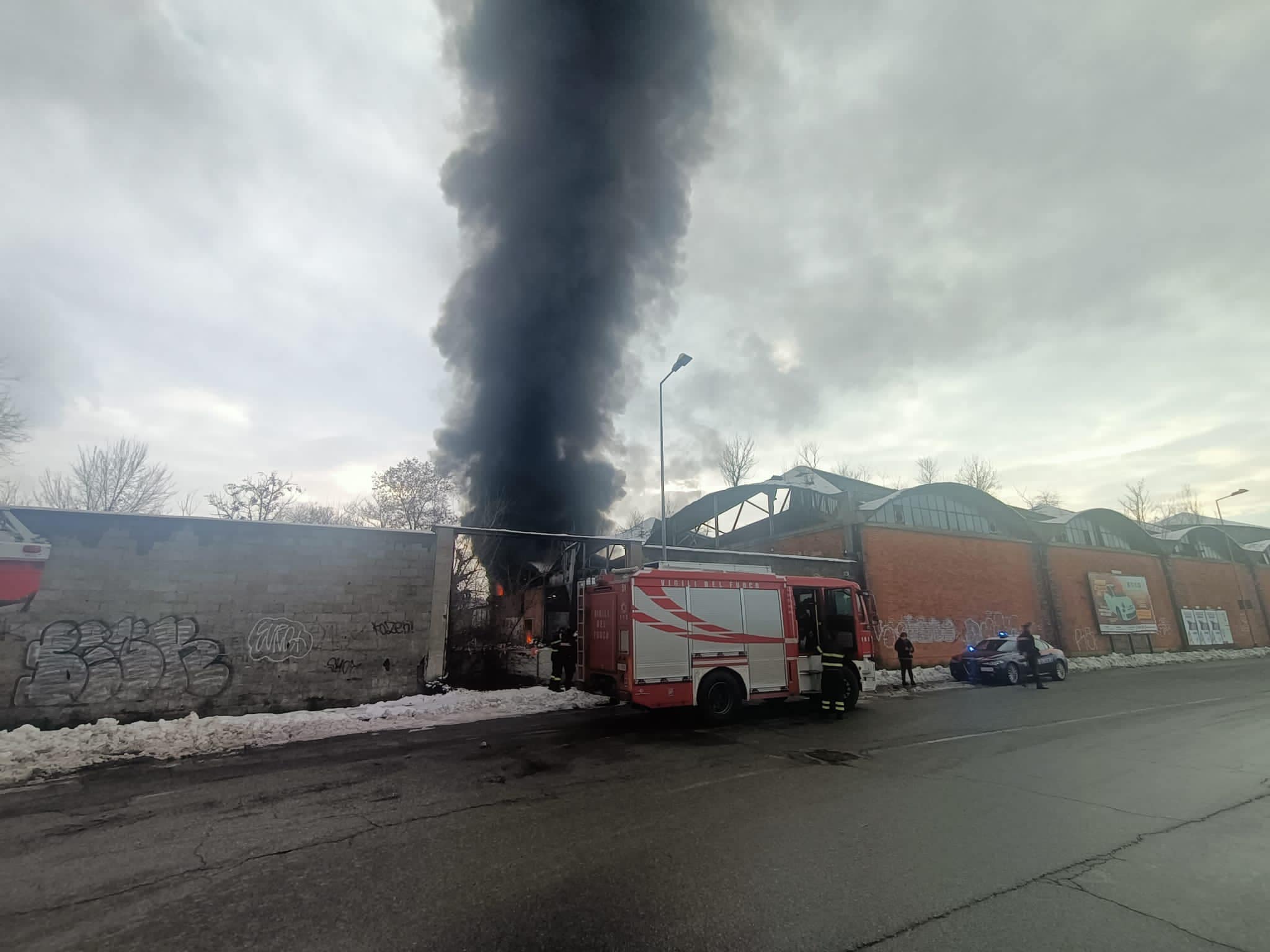 Incendio Firsat Moncalieri